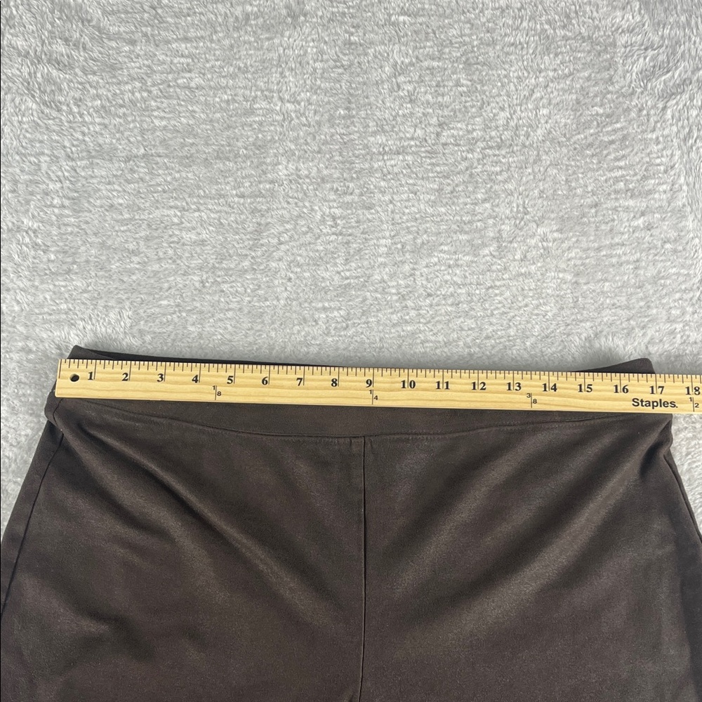 Chico's Women's size‎ 10 Brown Straight-Leg Pants - Picture 3 of 6